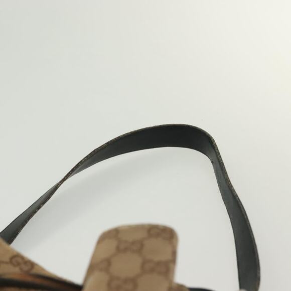 GUCCI GG Canvas Shoulder Bag Beige Gold 001 001 - Picture 10 of 16